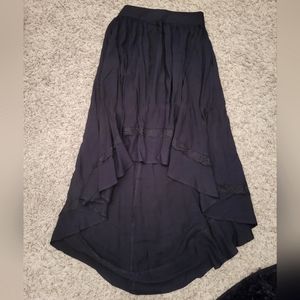 Black High Low Skirt Hot Topic